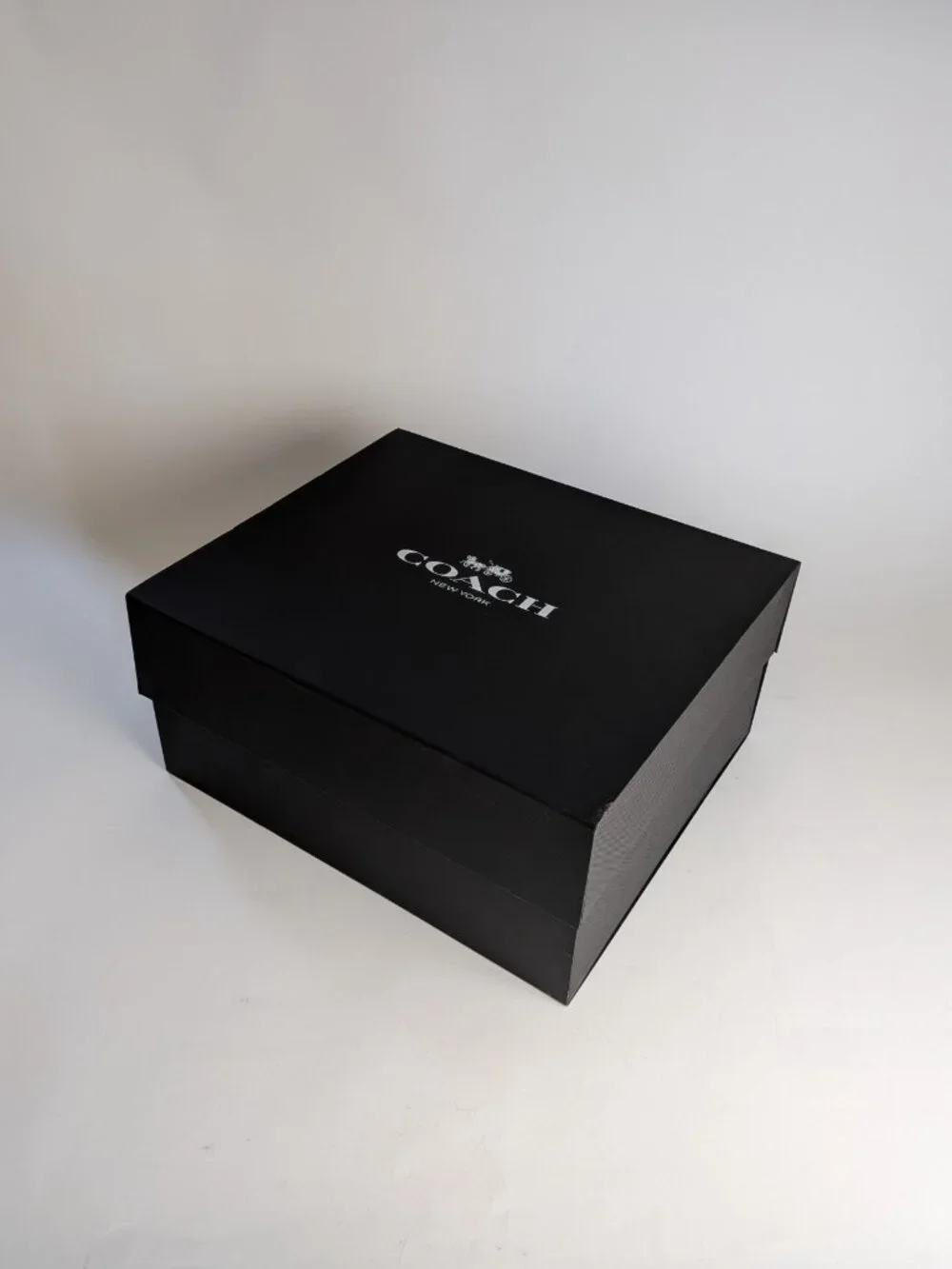 Rare Extra Deep Coach Gift Box | Deep Rigid Storage Box w/ Tissue, Sticker & Ri